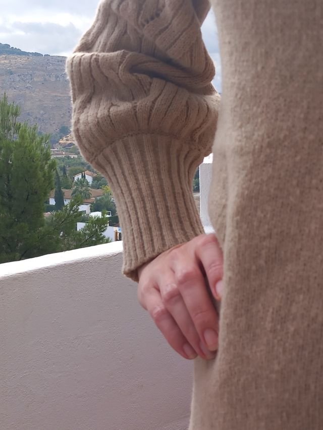 Vestido mujer beige Shein talla L 38-40