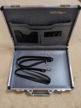 Maletín Bag City Negro y Plateado