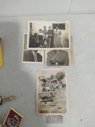 Lote Accesorios Militares Antiguos