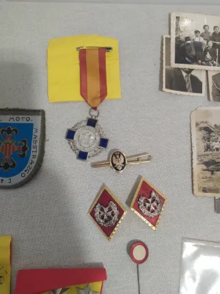 Lote Accesorios Militares Antiguos