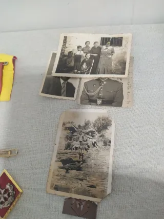 Lote Accesorios Militares Antiguos