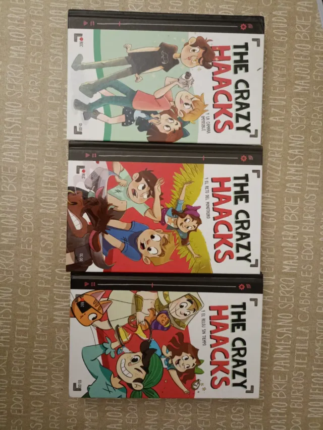 Libros The Crazy Haacks (1, 3 y 6)