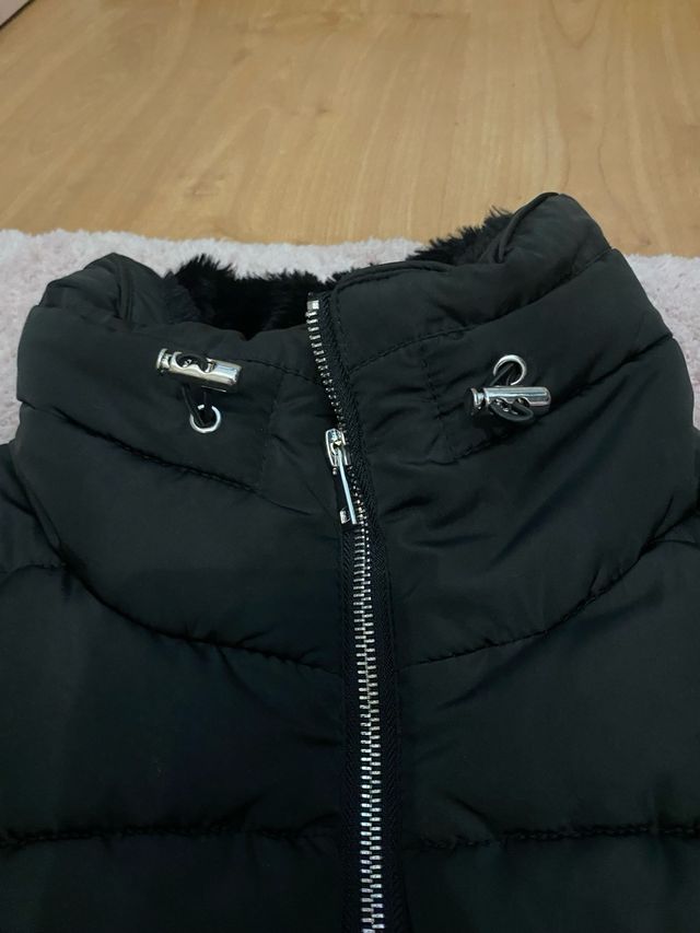 Abrigo acolchado negro Primark