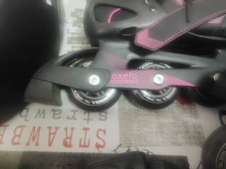 Patines en línea y protecciones