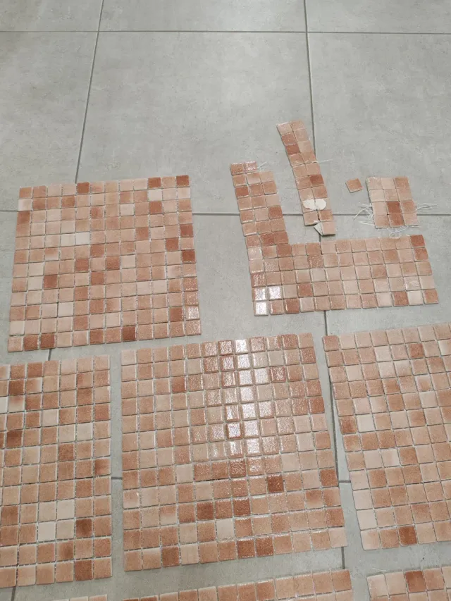 Mosaico Gresite Beige