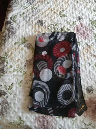 Sciarpa Zhen Bao uomo fantasia cerchi