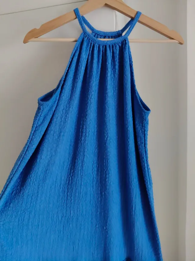 Vestido largo Pull&Bear azul