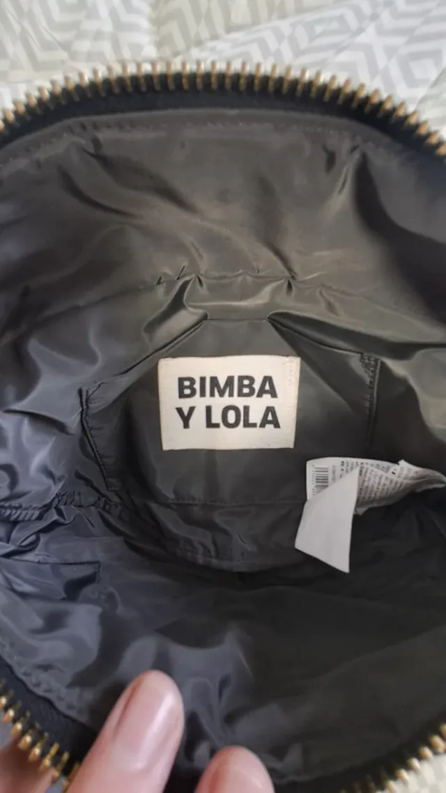 Riñonera Bimba y Lola Negra y Dorada