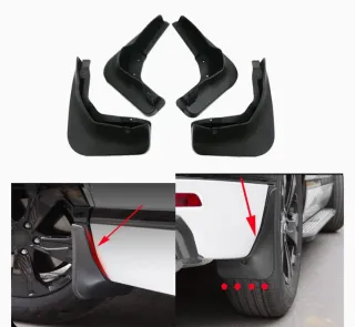 Juego de 4 Guardabarros Coche Compatible con Nissa