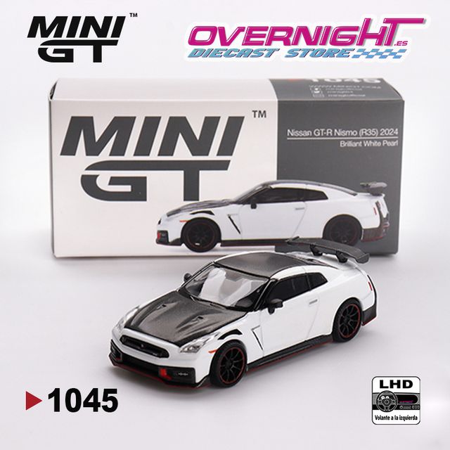 Mini GT Nissan GT-R R35 Nismo 2024 Blanco
