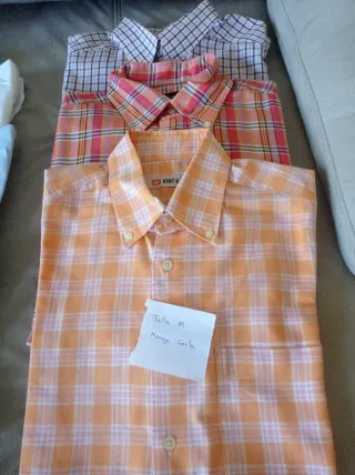 Camisas caballero manga corta