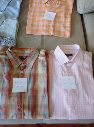 Camisas caballero manga corta