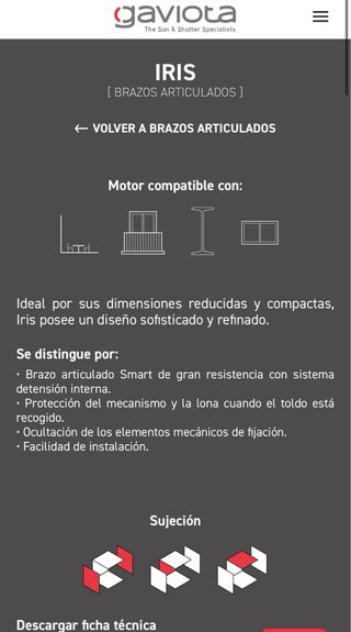 Toldo eléctrico retráctil exterior con cajón 2,80