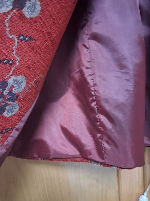 Abrigo fiesta estampado floral