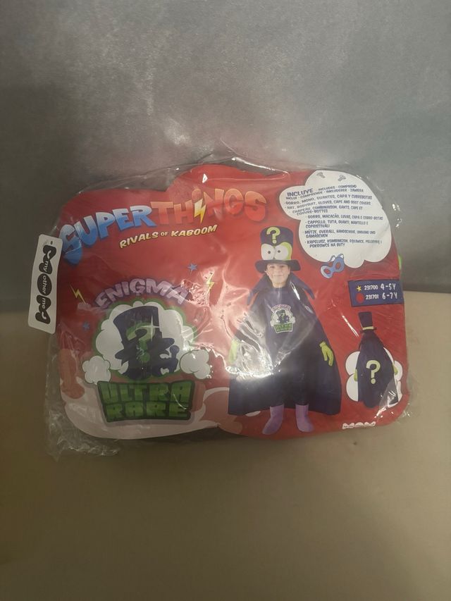 Disfraz Superthings Enigma Talla 6/7 años
