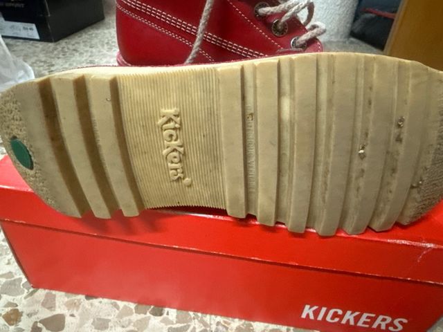 Botas Kickers Rojas Talla 38