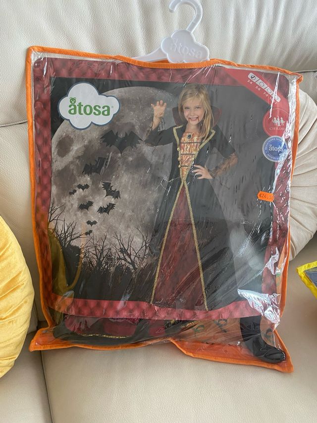 Disfraz Vampiresa Niña Atosa 3-4 años