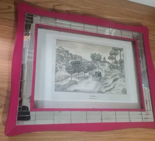 Cornice Vintage Legno Riproduzione antica Potenza