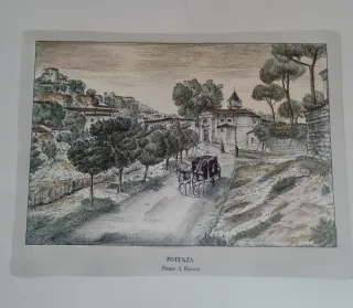 Cornice Vintage Legno Riproduzione antica Potenza