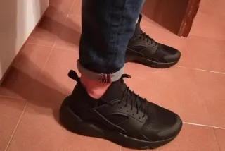 Nike Air Huarache Run Ultra Scarpe Running NERO