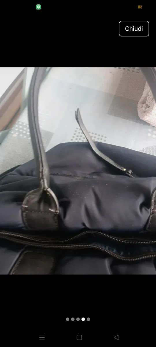 Borsa Moncler trapuntata nera