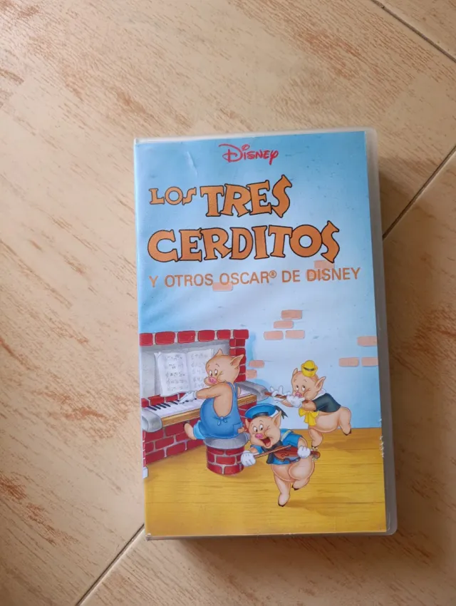 VHS Los Tres Cerditos Disney