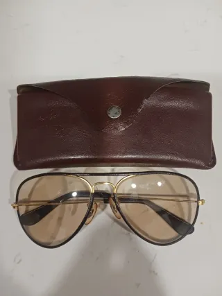 GAFAS RAY BAN DE PIEL VINTAGE