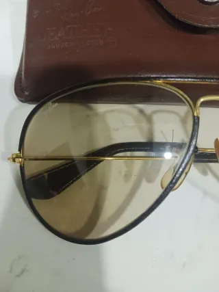 GAFAS RAY BAN DE PIEL VINTAGE
