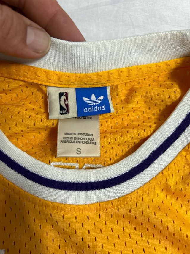 Camiseta Lakers 32 Adidas NBA Hardwood Classics