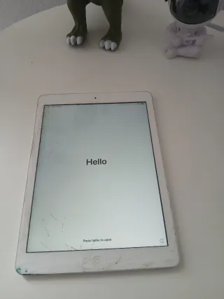 Apple iPad Air Bianco/Argento per pezzi di ricambi