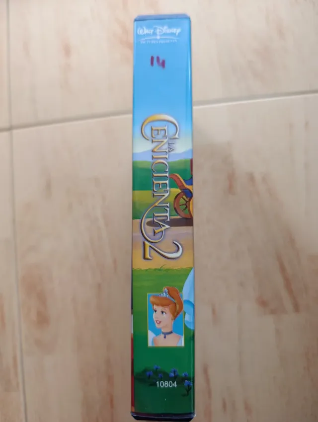 Cinta VHS La Cenicienta 2 Disney Español