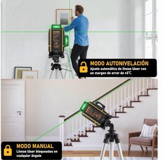Nivel Láser ASOBRIS 360° Autonivelante