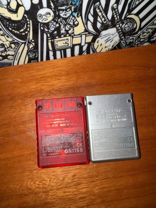 Tarjeta Memoria PS2 8MB Sony Roja