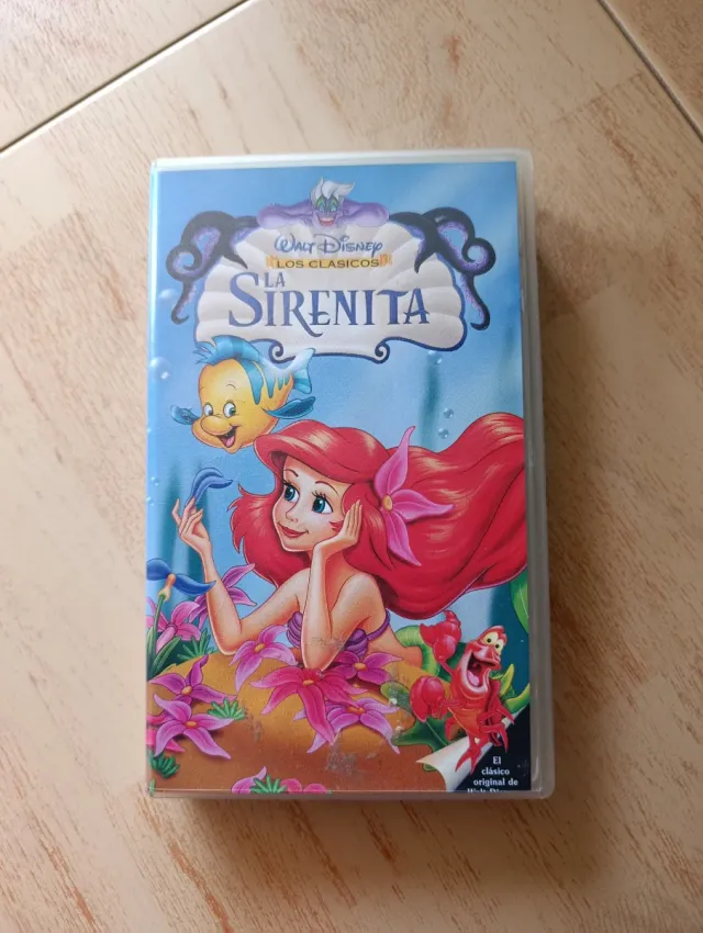 Cinta VHS La Sirenita Disney Clásicos