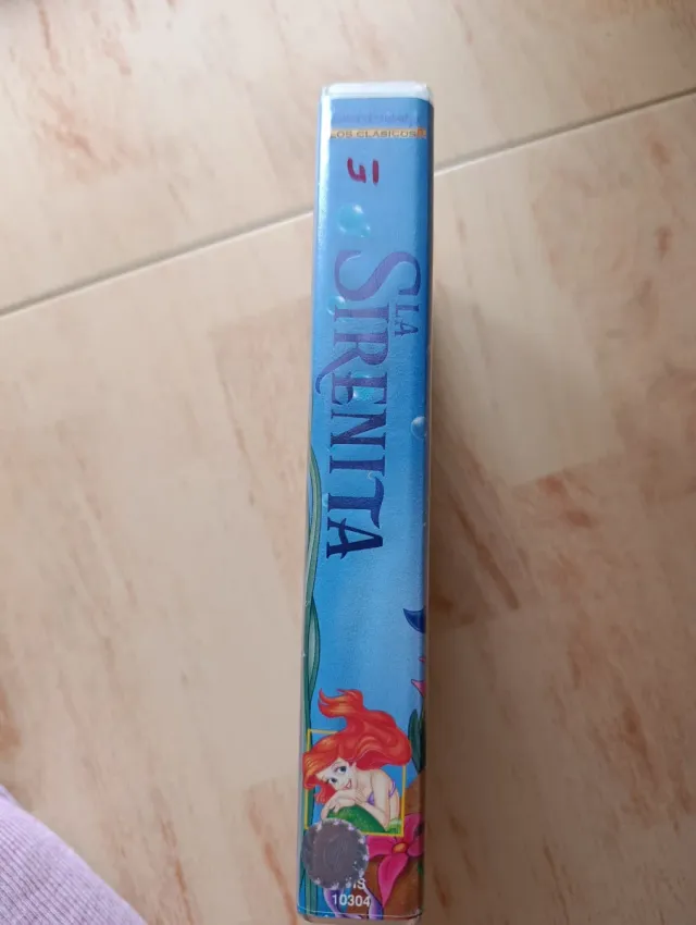 Cinta VHS La Sirenita Disney Clásicos