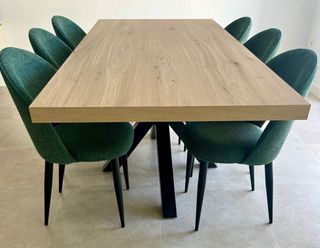 Mesa de comedor madera y metal