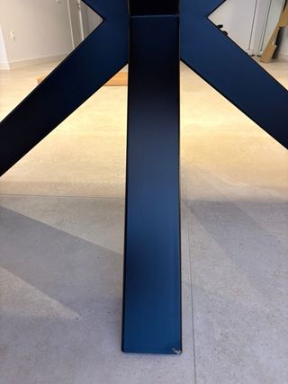 Mesa de comedor madera y metal