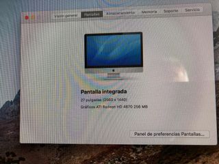 iMac 27 Apple Plata y Negro