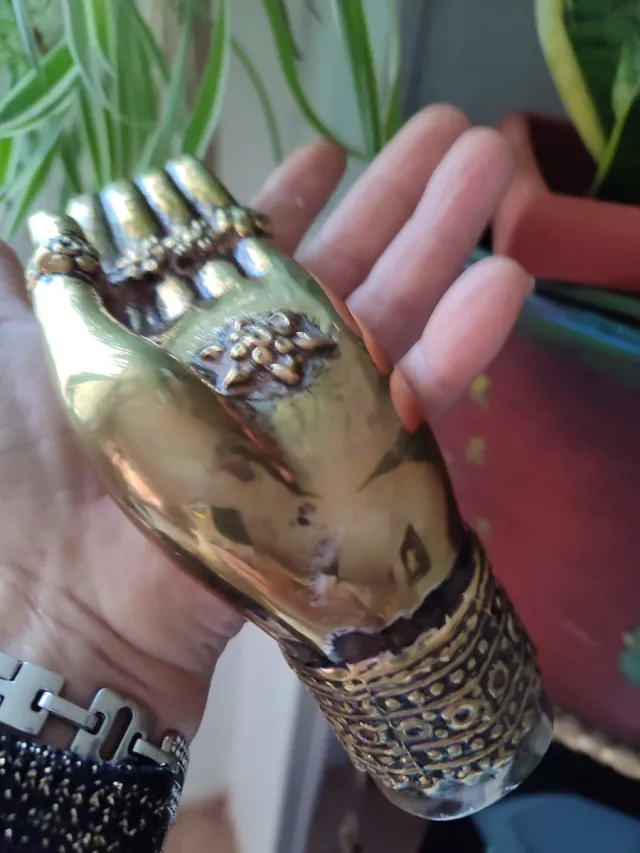 Pisapapeles Mano de Fátima Antiguo