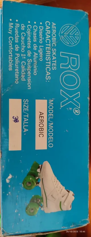 Patines 4 Ruedas Vintage Rox Talla 38