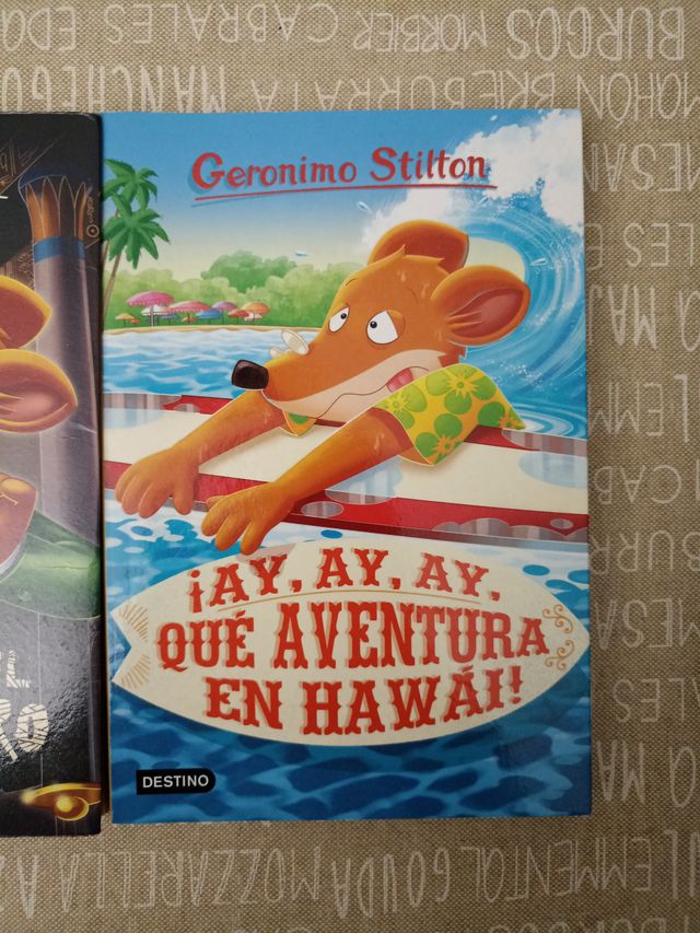 Libros Geronimo Stilton (números 65, 77 y 80)