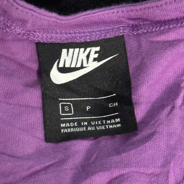 Nike Camiseta sin Mangas Vintage Morado S Y2K