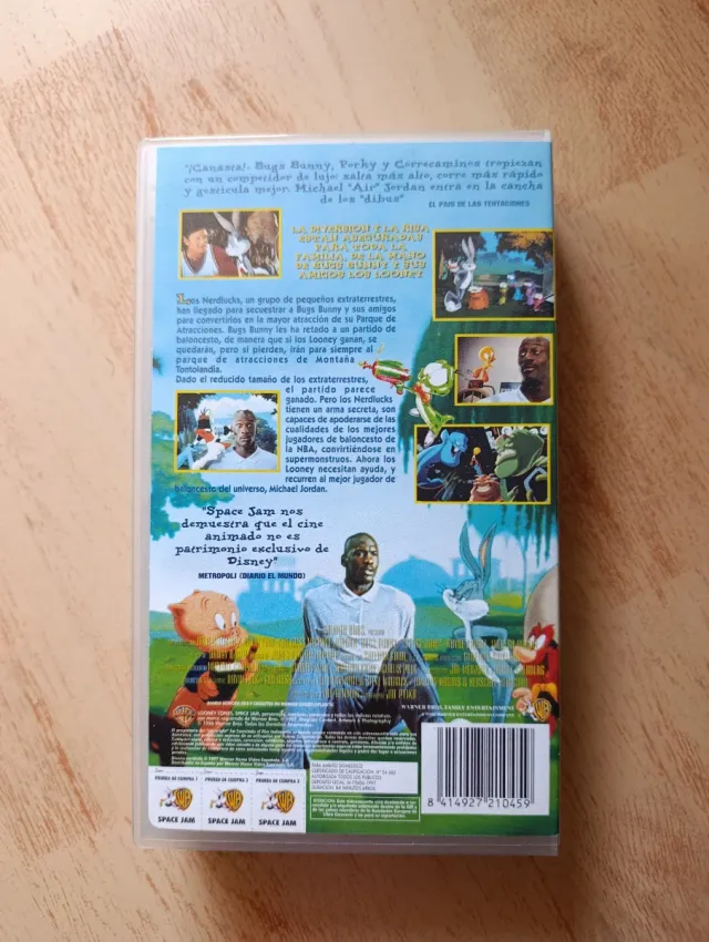 Cinta VHS Space Jam - Warner Bros