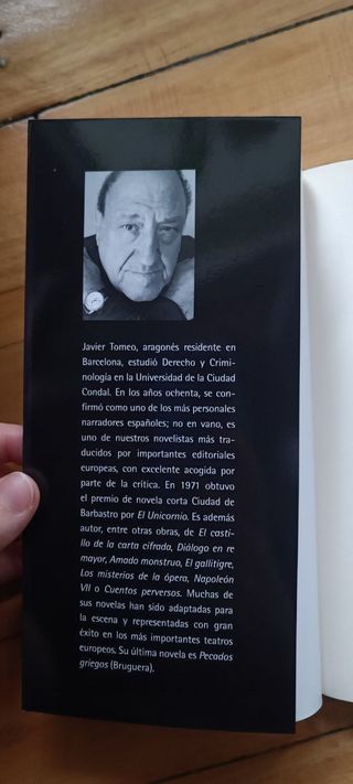 Novela de Javier Tomeo