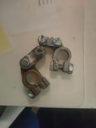 Terminales pinza borne batería