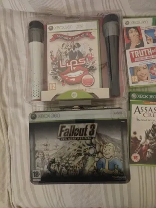 Lips+Truthorlies+Fallout3+Assassins creed2 xbox360