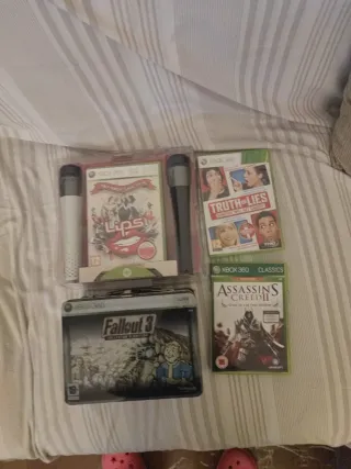 Lips+Truthorlies+Fallout3+Assassins creed2 xbox360