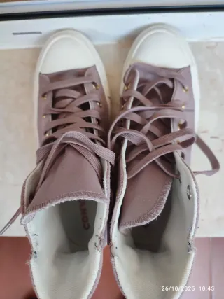 Zapatillas Converse Mujers 37,5 rosa empolvado