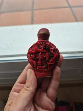 Permufero de cinabrio chino rojo