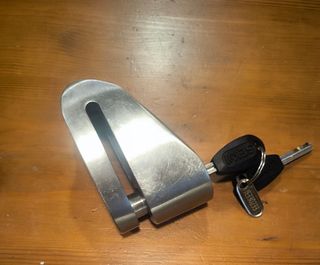 Candado de disco para moto